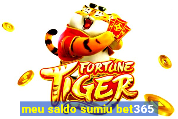 meu saldo sumiu bet365