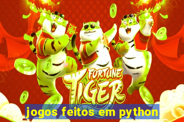 jogos feitos em python