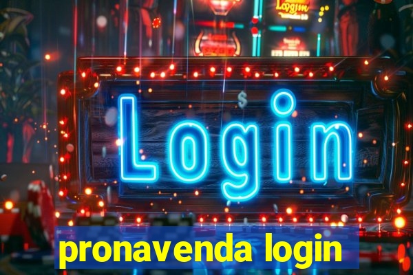 pronavenda login