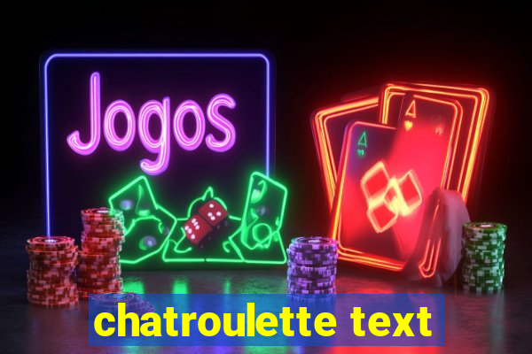 chatroulette text