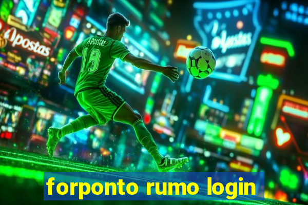 forponto rumo login