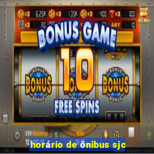 horário de ônibus sjc