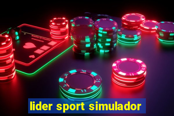 lider sport simulador